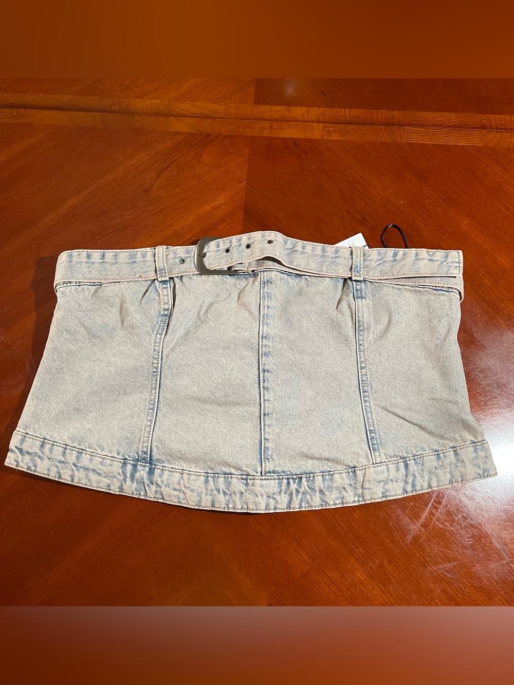 Primark Denim Belted Tube Top